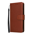 Custodia in pelle flip orizzontale multifunzionale con tre slot per schede, For OPPO A37, For vivo Y31, For vivo Y91C / Y1s