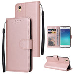 Custodia in pelle flip orizzontale multifunzionale con tre slot per schede, For OPPO A37, For vivo Y31, For vivo Y91C / Y1s
