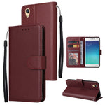 Custodia in pelle flip orizzontale multifunzionale con tre slot per schede, For OPPO A37, For vivo Y31, For vivo Y91C / Y1s