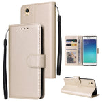 Custodia in pelle flip orizzontale multifunzionale con tre slot per schede, For OPPO A37, For vivo Y31, For vivo Y91C / Y1s