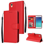 Custodia in pelle flip orizzontale multifunzionale con tre slot per schede, For OPPO A37, For vivo Y31, For vivo Y91C / Y1s