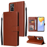 Custodia in pelle flip orizzontale multifunzionale con tre slot per schede, For OPPO A37, For vivo Y31, For vivo Y91C / Y1s