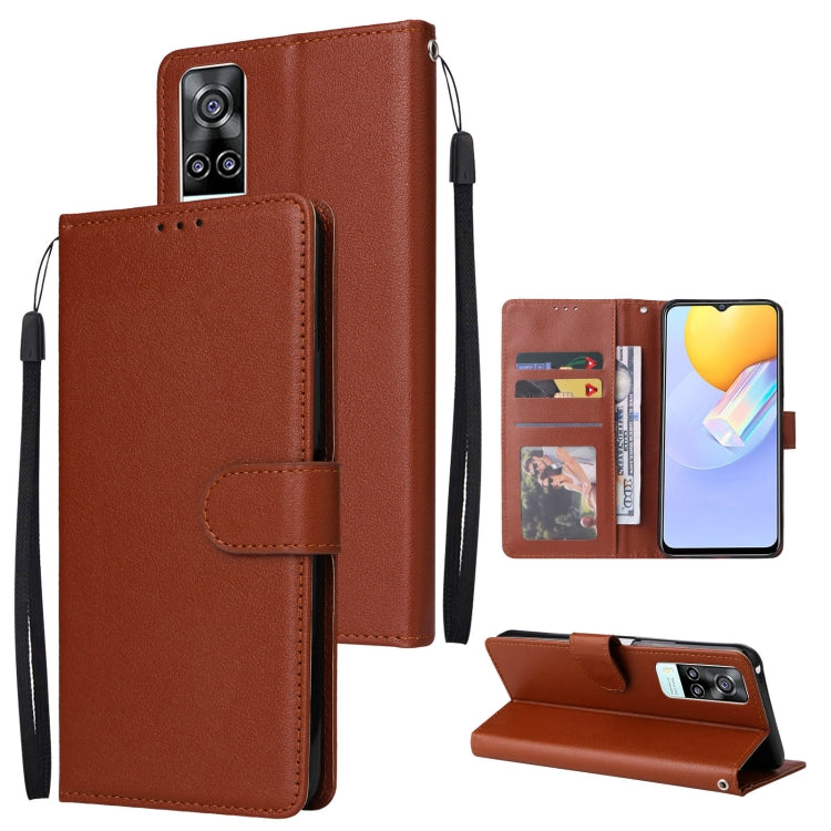 Custodia in pelle flip orizzontale multifunzionale con tre slot per schede, For OPPO A37, For vivo Y31, For vivo Y91C / Y1s
