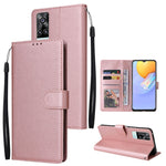 Custodia in pelle flip orizzontale multifunzionale con tre slot per schede, For OPPO A37, For vivo Y31, For vivo Y91C / Y1s