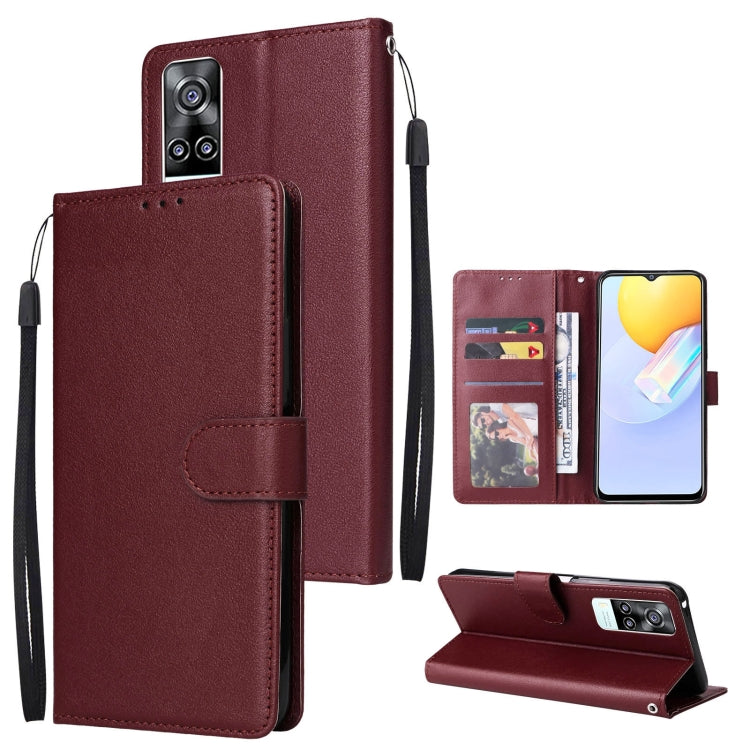 Custodia in pelle flip orizzontale multifunzionale con tre slot per schede, For OPPO A37, For vivo Y31, For vivo Y91C / Y1s