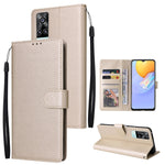 Custodia in pelle flip orizzontale multifunzionale con tre slot per schede, For OPPO A37, For vivo Y31, For vivo Y91C / Y1s