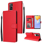 Custodia in pelle flip orizzontale multifunzionale con tre slot per schede, For OPPO A37, For vivo Y31, For vivo Y91C / Y1s