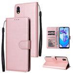 Custodia in pelle flip orizzontale multifunzionale con tre slot per schede, For OPPO A37, For vivo Y31, For vivo Y91C / Y1s
