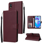 Custodia in pelle flip orizzontale multifunzionale con tre slot per schede, For OPPO A37, For vivo Y31, For vivo Y91C / Y1s