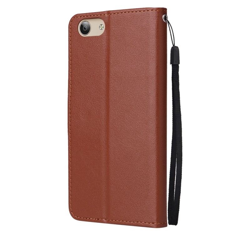 Custodia in pelle flip orizzontale multifunzionale con tre slot per schede, For vivo Y53, For Xiaomi Redmi 10C
