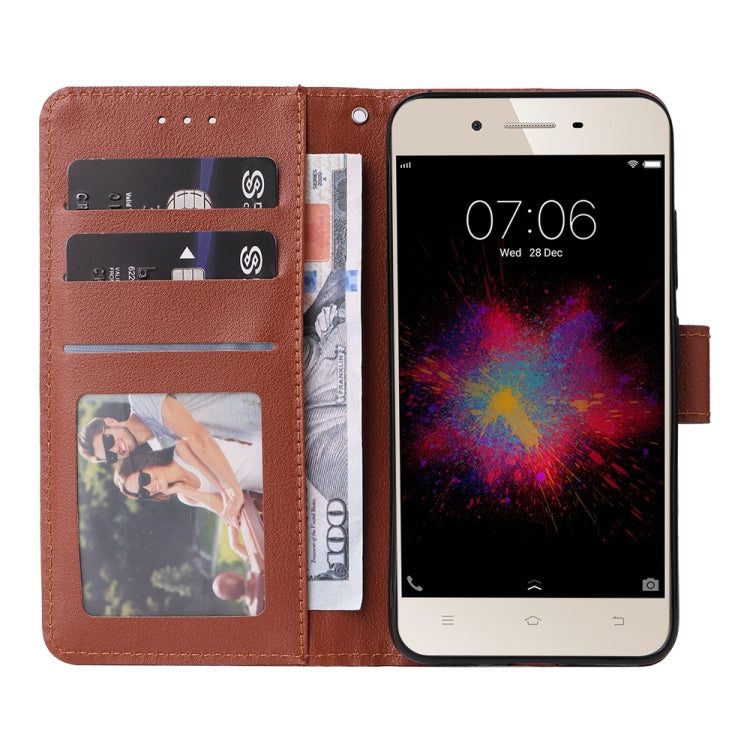 Custodia in pelle flip orizzontale multifunzionale con tre slot per schede, For vivo Y53, For Xiaomi Redmi 10C