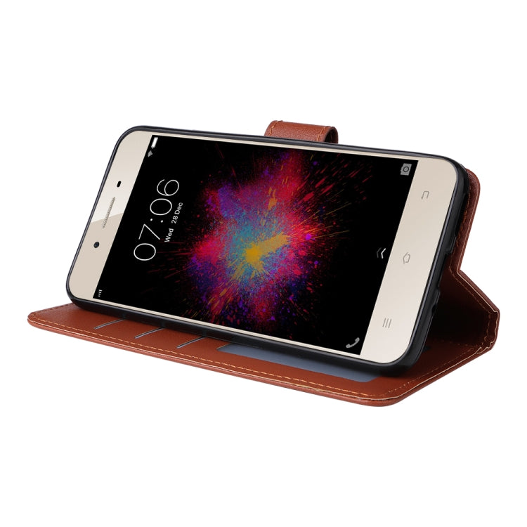 Custodia in pelle flip orizzontale multifunzionale con tre slot per schede, For vivo Y53, For Xiaomi Redmi 10C