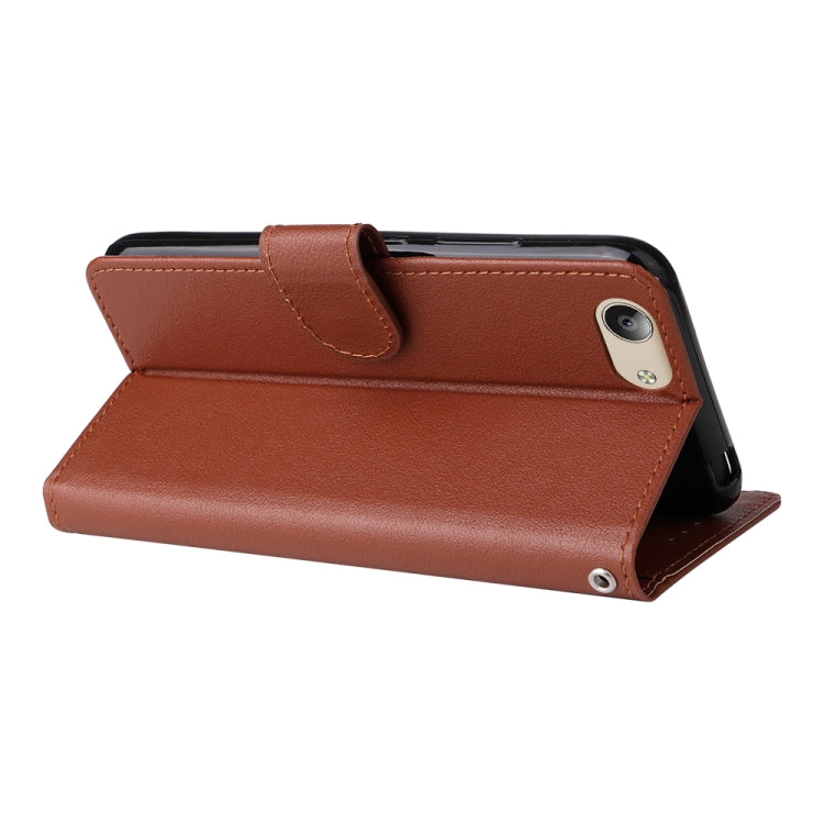 Custodia in pelle flip orizzontale multifunzionale con tre slot per schede, For vivo Y53, For Xiaomi Redmi 10C
