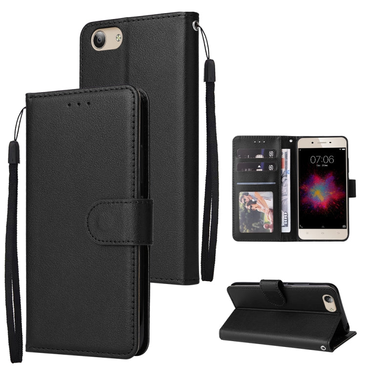 Custodia in pelle flip orizzontale multifunzionale con tre slot per schede, For vivo Y53, For Xiaomi Redmi 10C