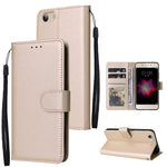 Custodia in pelle flip orizzontale multifunzionale con tre slot per schede, For vivo Y53, For Xiaomi Redmi 10C