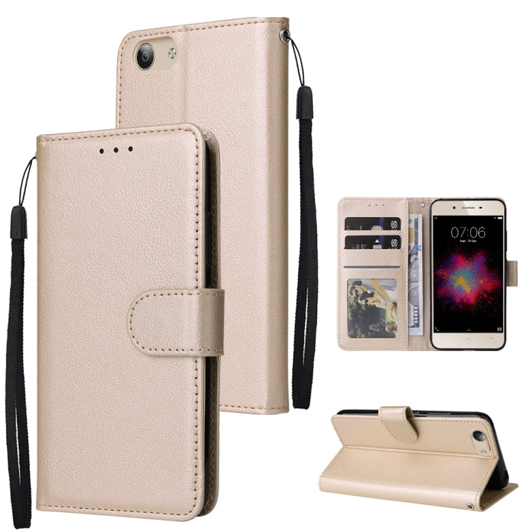 Custodia in pelle flip orizzontale multifunzionale con tre slot per schede, For vivo Y53, For Xiaomi Redmi 10C