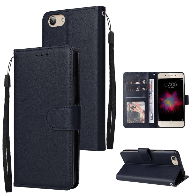 Custodia in pelle flip orizzontale multifunzionale con tre slot per schede, For vivo Y53, For Xiaomi Redmi 10C