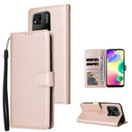 Custodia in pelle flip orizzontale multifunzionale con tre slot per schede, For vivo Y53, For Xiaomi Redmi 10C