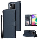 Custodia in pelle flip orizzontale multifunzionale con tre slot per schede, For vivo Y53, For Xiaomi Redmi 10C