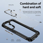 Custodia per telefono antiurto per PC trasparente in TPU morbido, For Samsung Galaxy S23 5G, For Samsung Galaxy S23+ 5G, For Samsung Galaxy S23 Ultra 5G