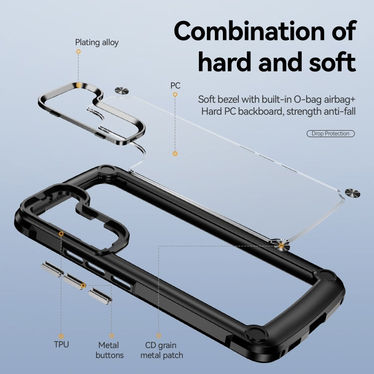 Custodia per telefono antiurto per PC trasparente in TPU morbido, For Samsung Galaxy S23 5G, For Samsung Galaxy S23+ 5G, For Samsung Galaxy S23 Ultra 5G