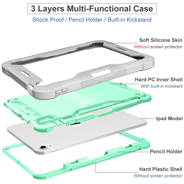 Custodia per tablet antiurto in silicone + PC, For iPad 10th Gen 10.9 2022