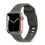 Cinturino sportivo in silicone, For Apple Watch Ultra 49mm / Series 8&7 45mm / SE 2&6&SE&5&4 44mm / 3&2&1 42mm, For Apple Watch Series 8&7 41mm / SE 2&6&SE&5&4 40mm / 3&2&1 38mm