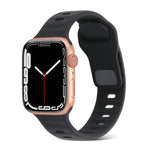 Cinturino sportivo in silicone, For Apple Watch Ultra 49mm / Series 8&7 45mm / SE 2&6&SE&5&4 44mm / 3&2&1 42mm, For Apple Watch Series 8&7 41mm / SE 2&6&SE&5&4 40mm / 3&2&1 38mm