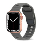 Cinturino sportivo in silicone, For Apple Watch Ultra 49mm / Series 8&7 45mm / SE 2&6&SE&5&4 44mm / 3&2&1 42mm, For Apple Watch Series 8&7 41mm / SE 2&6&SE&5&4 40mm / 3&2&1 38mm