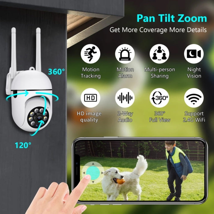 Telecamera di sorveglianza wireless 1080P con audio bidirezionale