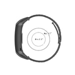 Per Huawei Honor Band 4 (CRS-B19) / Honor Band 5 (CRS-B19S) Cinturino da polso in acciaio con tre perline, For Honor Band 4