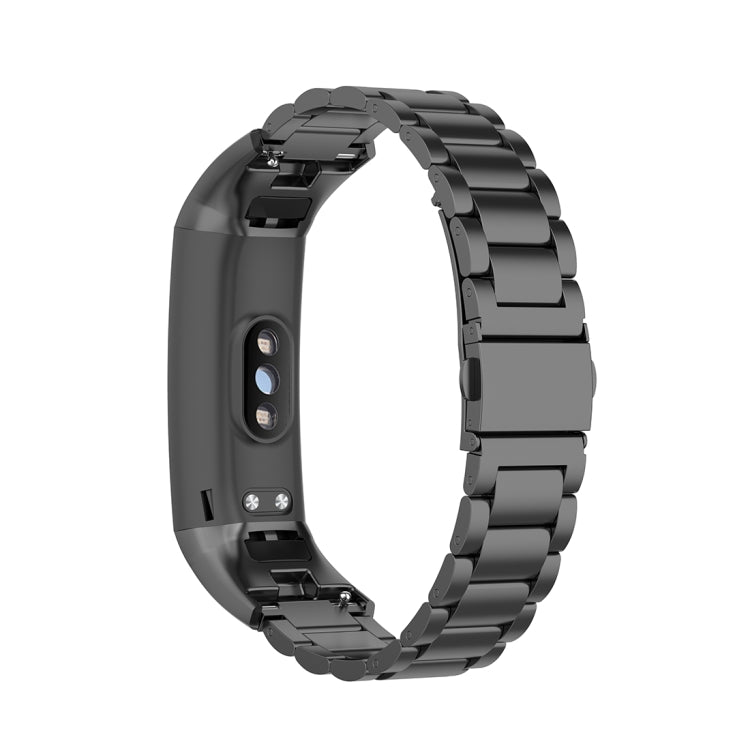 Per Huawei Honor Band 4 (CRS-B19) / Honor Band 5 (CRS-B19S) Cinturino da polso in acciaio con tre perline, For Honor Band 4