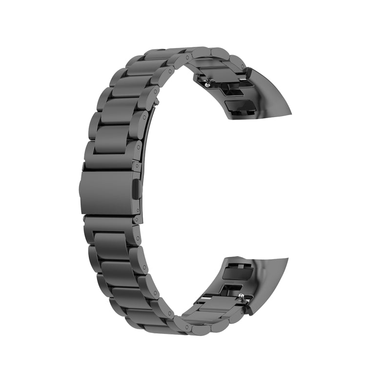 Per Huawei Honor Band 4 (CRS-B19) / Honor Band 5 (CRS-B19S) Cinturino da polso in acciaio con tre perline, For Honor Band 4
