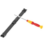 Per Huawei Honor Band 4 (CRS-B19) / Honor Band 5 (CRS-B19S) Cinturino da polso in acciaio con tre perline, For Honor Band 4