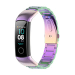 Per Huawei Honor Band 4 (CRS-B19) / Honor Band 5 (CRS-B19S) Cinturino da polso in acciaio con tre perline, For Honor Band 4