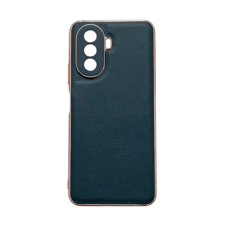 Custodia per telefono in vera pelle galvanica nano serie Waves, For Google Pixel 6, For Google Pixel 6 Pro, For Google Pixel 6a, For Google Pixel 7, For Google Pixel 7 Pro, For Huawei Enjoy 50 4G