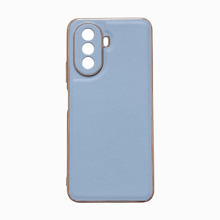 Custodia per telefono in vera pelle galvanica nano serie Waves, For Google Pixel 6, For Google Pixel 6 Pro, For Google Pixel 6a, For Google Pixel 7, For Google Pixel 7 Pro, For Huawei Enjoy 50 4G