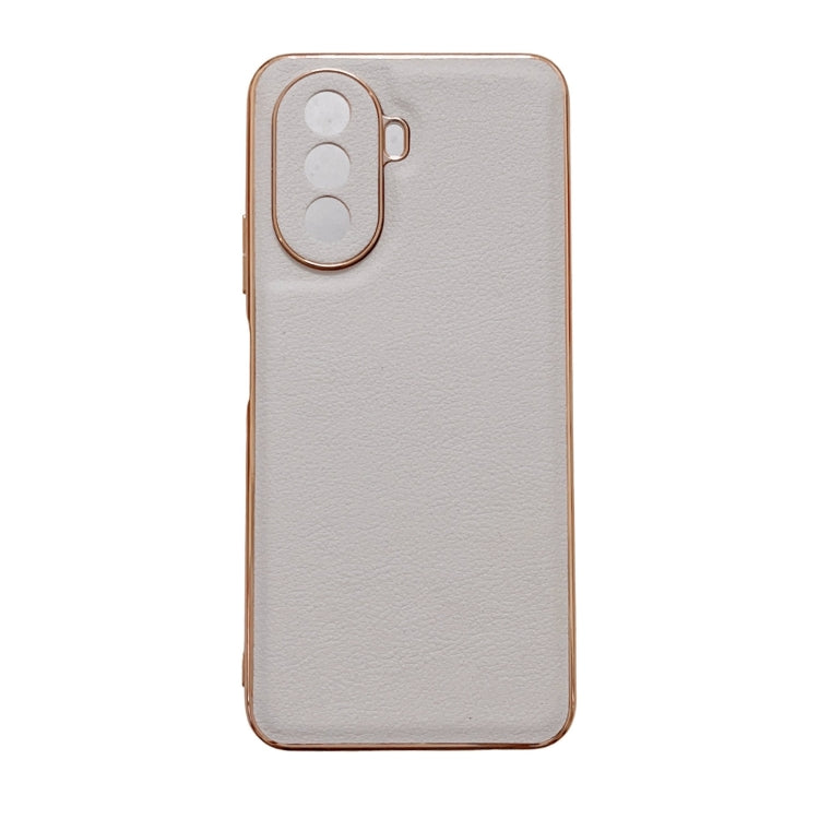 Custodia per telefono in vera pelle galvanica nano serie Waves, For Google Pixel 6, For Google Pixel 6 Pro, For Google Pixel 6a, For Google Pixel 7, For Google Pixel 7 Pro, For Huawei Enjoy 50 4G