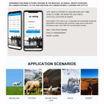 Localizzatore di localizzazione GPS solare RF-V24 4G Localizzatore di bestiame, with 2G Memory, with 4G Memory