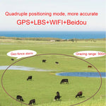 Localizzatore di localizzazione GPS solare RF-V24 4G Localizzatore di bestiame, with 2G Memory, with 4G Memory