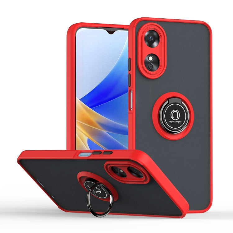 Custodia per telefono Q Shadow 1 serie TPU + PC con anello, For Motorola Moto G32, For Motorola Moto G42, For OPPO A17 4G, For vivo V25, For ZTE Blade V40 Vita