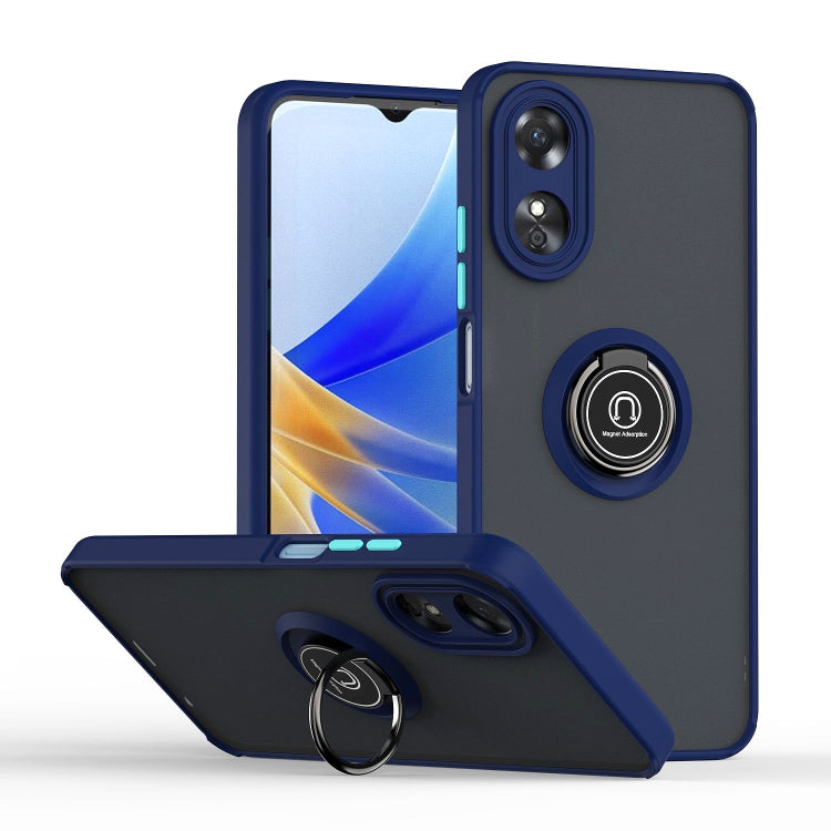 Custodia per telefono Q Shadow 1 serie TPU + PC con anello, For Motorola Moto G32, For Motorola Moto G42, For OPPO A17 4G, For vivo V25, For ZTE Blade V40 Vita