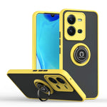 Custodia per telefono Q Shadow 1 serie TPU + PC con anello, For Motorola Moto G32, For Motorola Moto G42, For OPPO A17 4G, For vivo V25, For ZTE Blade V40 Vita