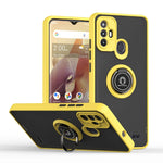 Custodia per telefono Q Shadow 1 serie TPU + PC con anello, For ZTE Blade A52, For Xiaomi Redmi A1+
