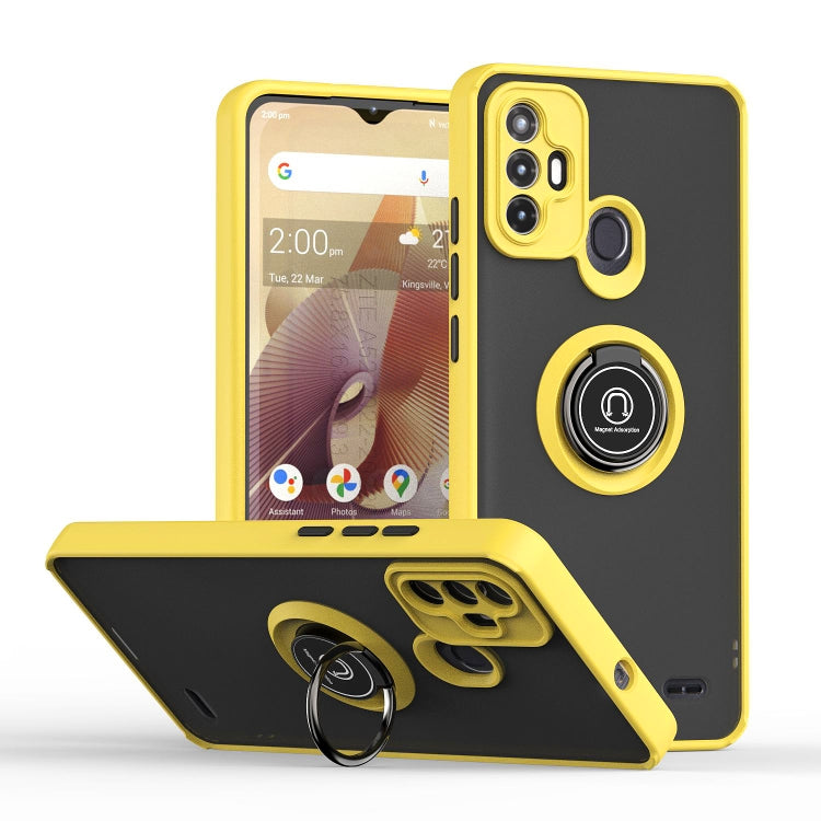 Custodia per telefono Q Shadow 1 serie TPU + PC con anello, For ZTE Blade A52, For Xiaomi Redmi A1+