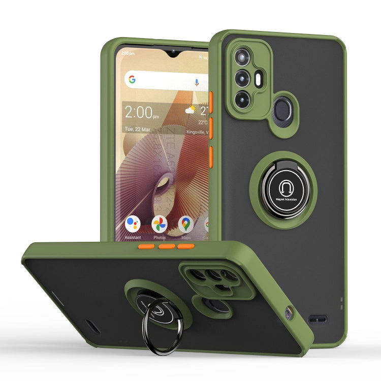 Custodia per telefono Q Shadow 1 serie TPU + PC con anello, For ZTE Blade A52, For Xiaomi Redmi A1+