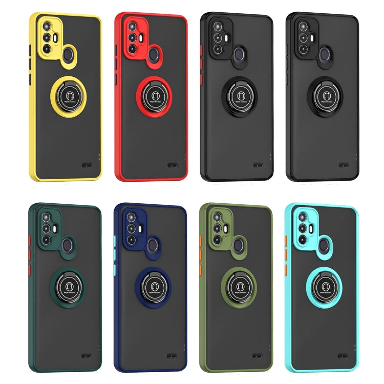 Custodia per telefono Q Shadow 1 serie TPU + PC con anello, For ZTE Blade A52, For Xiaomi Redmi A1+