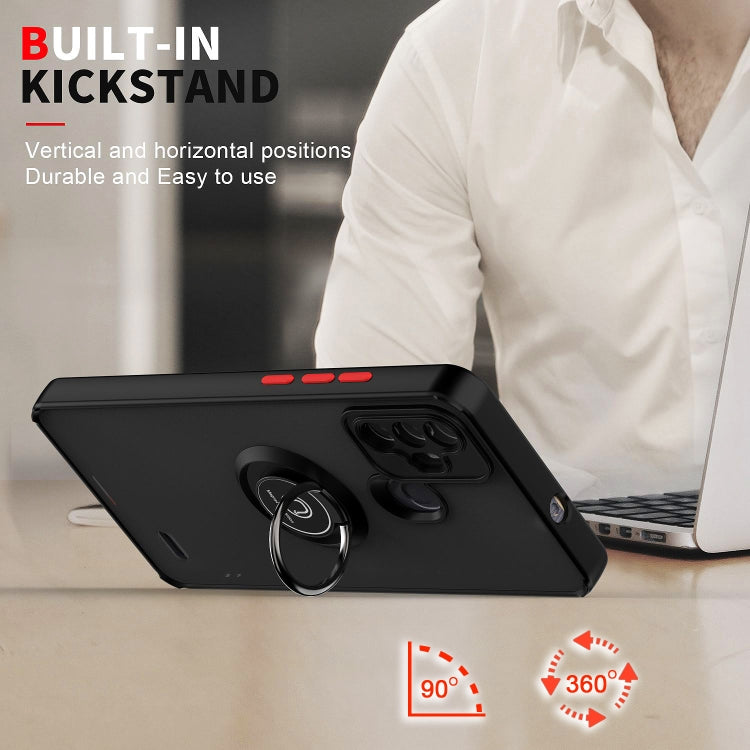 Custodia per telefono Q Shadow 1 serie TPU + PC con anello, For ZTE Blade A52, For Xiaomi Redmi A1+