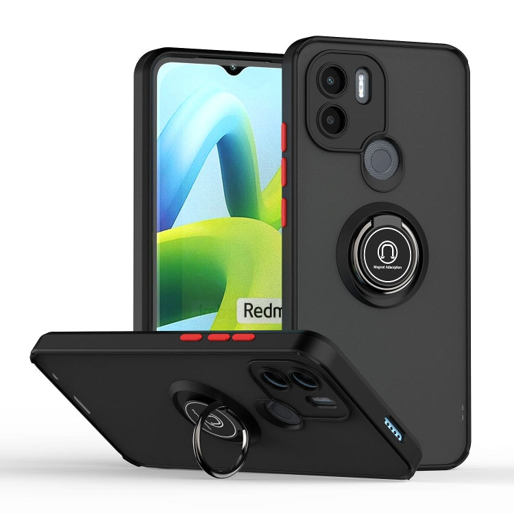 Custodia per telefono Q Shadow 1 serie TPU + PC con anello, For ZTE Blade A52, For Xiaomi Redmi A1+