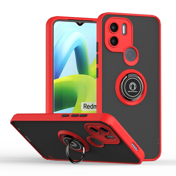 Custodia per telefono Q Shadow 1 serie TPU + PC con anello, For ZTE Blade A52, For Xiaomi Redmi A1+